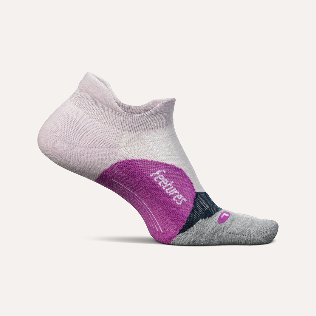 Feetures- Elite Light Cushion No Show Tab-Virtual Lilac