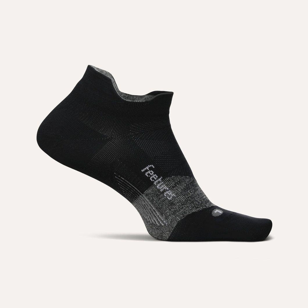 Feetures- Elite Ulta Light Cushion No Show Tab-Black