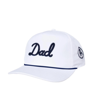 Bar Stool-Dad Rope Hat-White