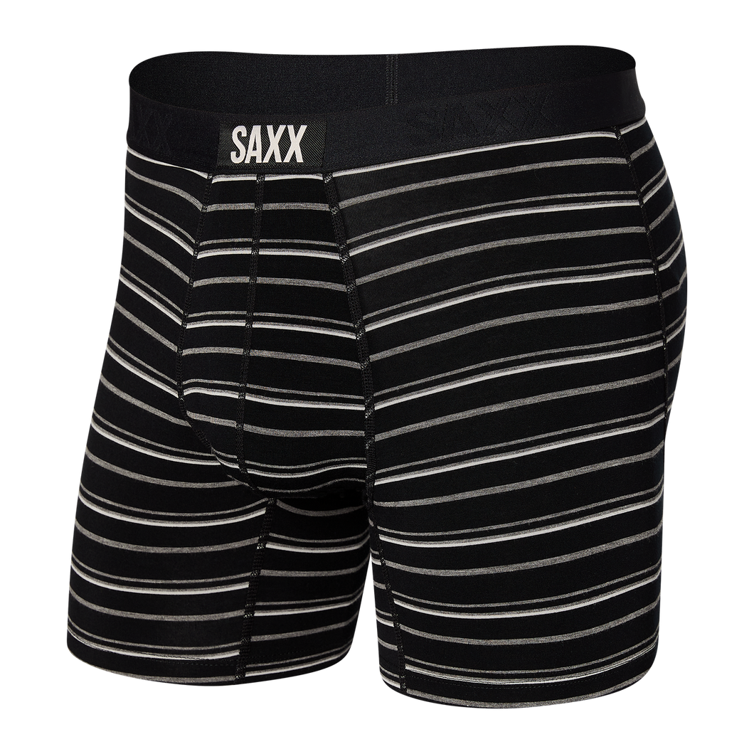 Saxx-Vibe Boxers- Black Coast Stripe