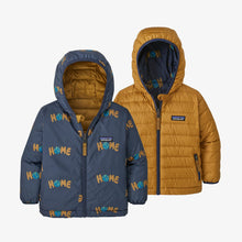 Load image into Gallery viewer, Patagonia-Baby&#39;s Reversible Down Sweater Hoody
