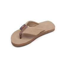 Load image into Gallery viewer, Rainbow-Youth-Leather Flip Flop
