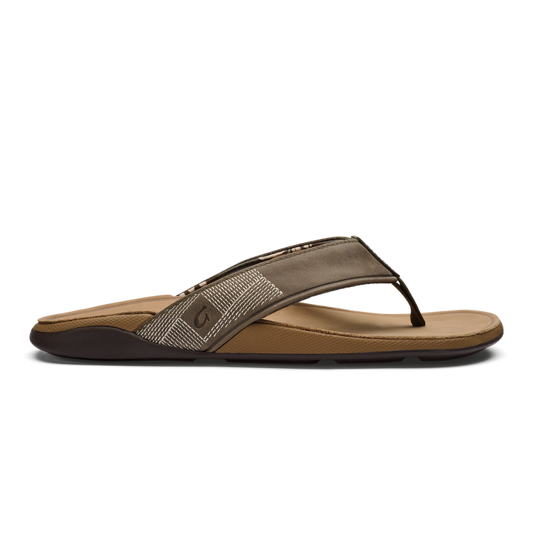 Olukai-Men's-Tuahine-Flip Flop-Hunter Golden Sand