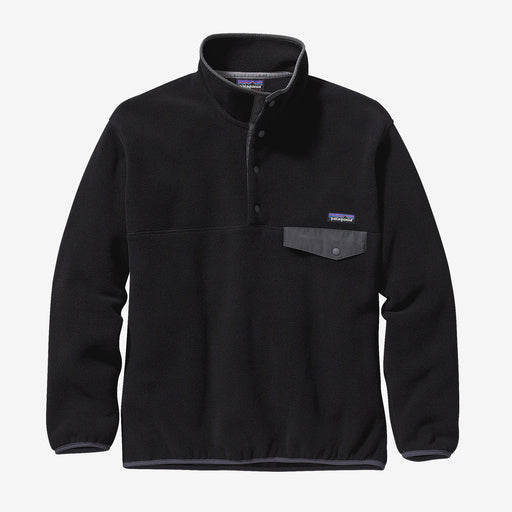 Patagonia-Men's Synch Snap Pullover-Black/Forge Grey
