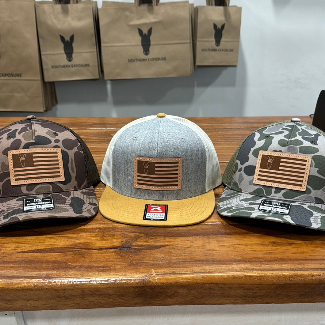 Southern Exposure | Leather Flag Hat