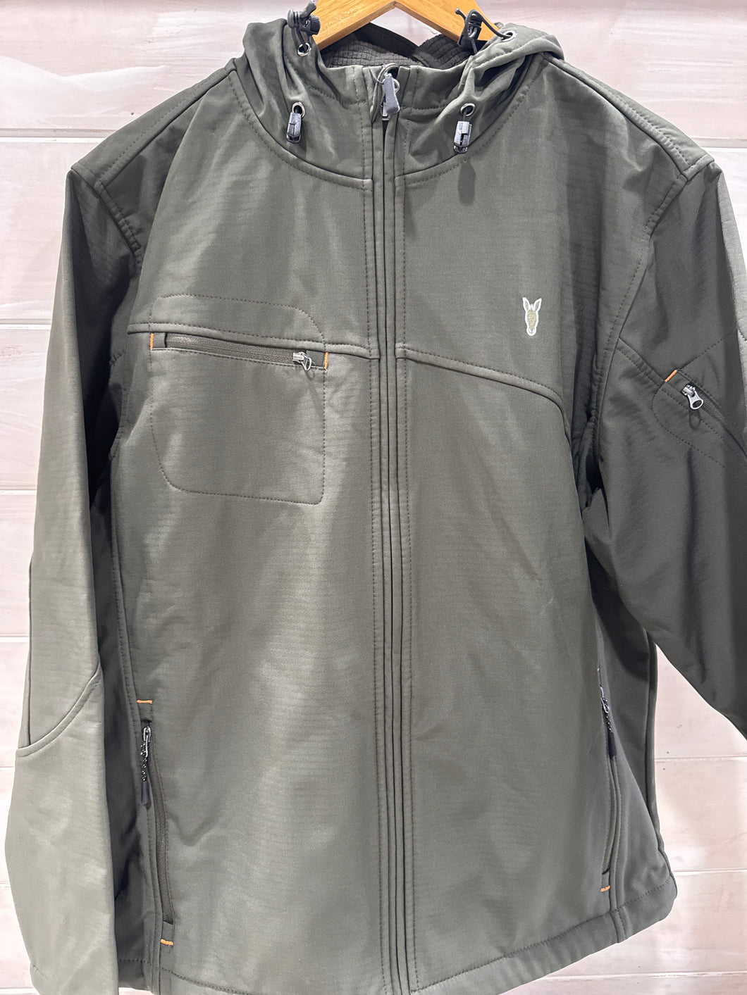 Southern Exposure | Hooded Soft Shell Jacket | Olive