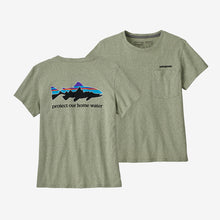 Load image into Gallery viewer, Patagonia-Women&#39;s Home Water Trout Pocket Responsibili-Tee
