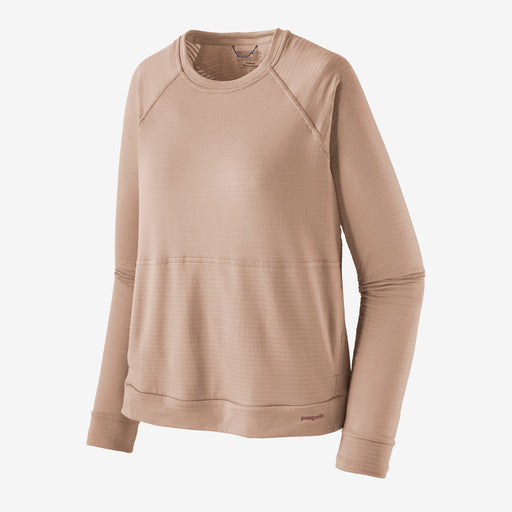 Patagonia-Women's Long-Sleeved-Thermal Crew-Cozy Peach