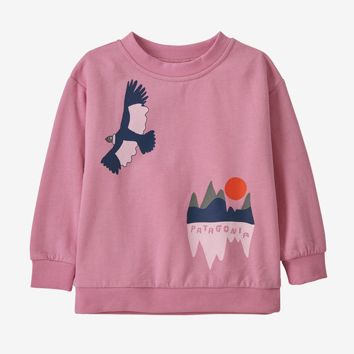 Patagonia-Baby Lightweight Sweatshirt-Planet Pink