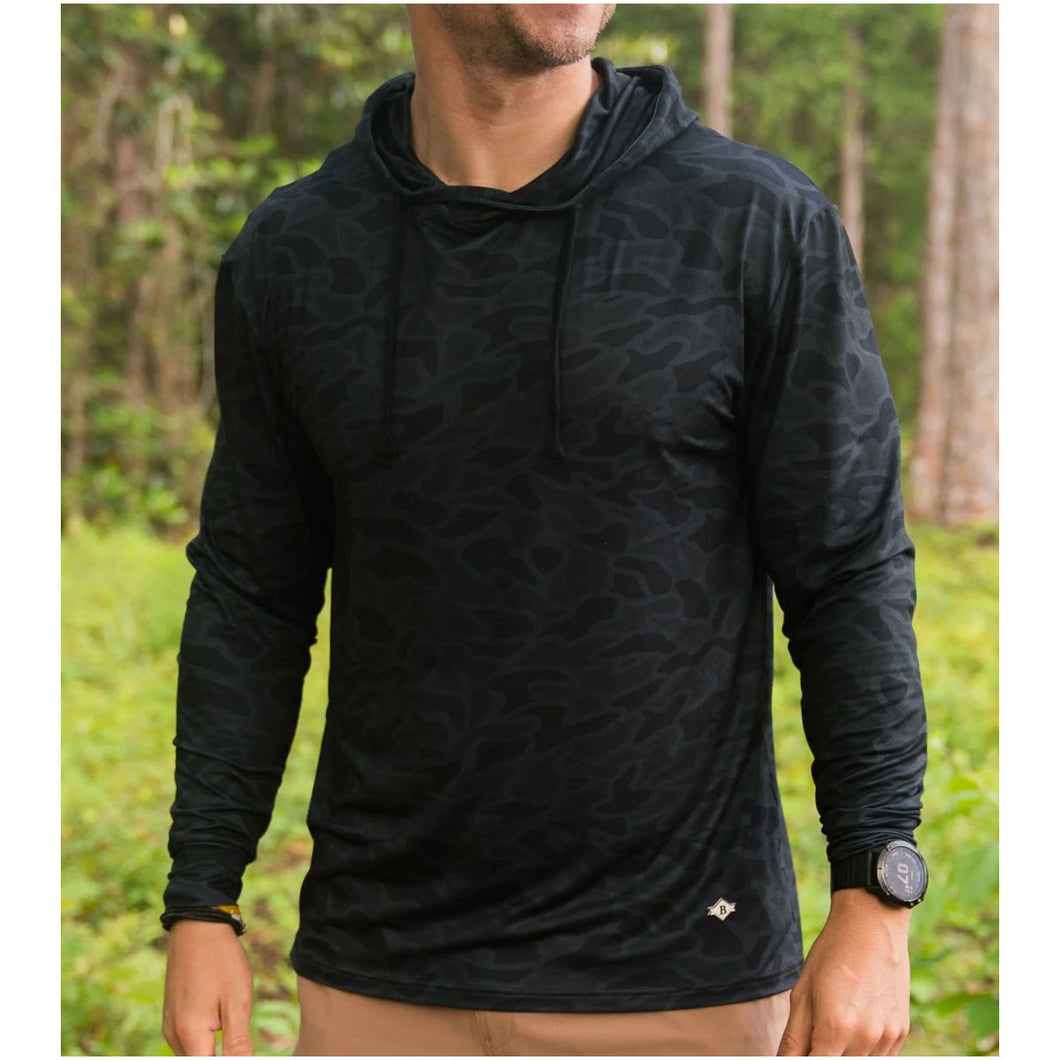 Burlebo | Performance Hoodie | Black Camo