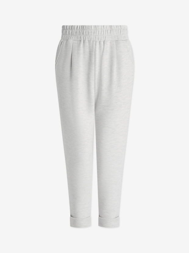 Varley | Rolled Cuff Pant | Ivory Marl