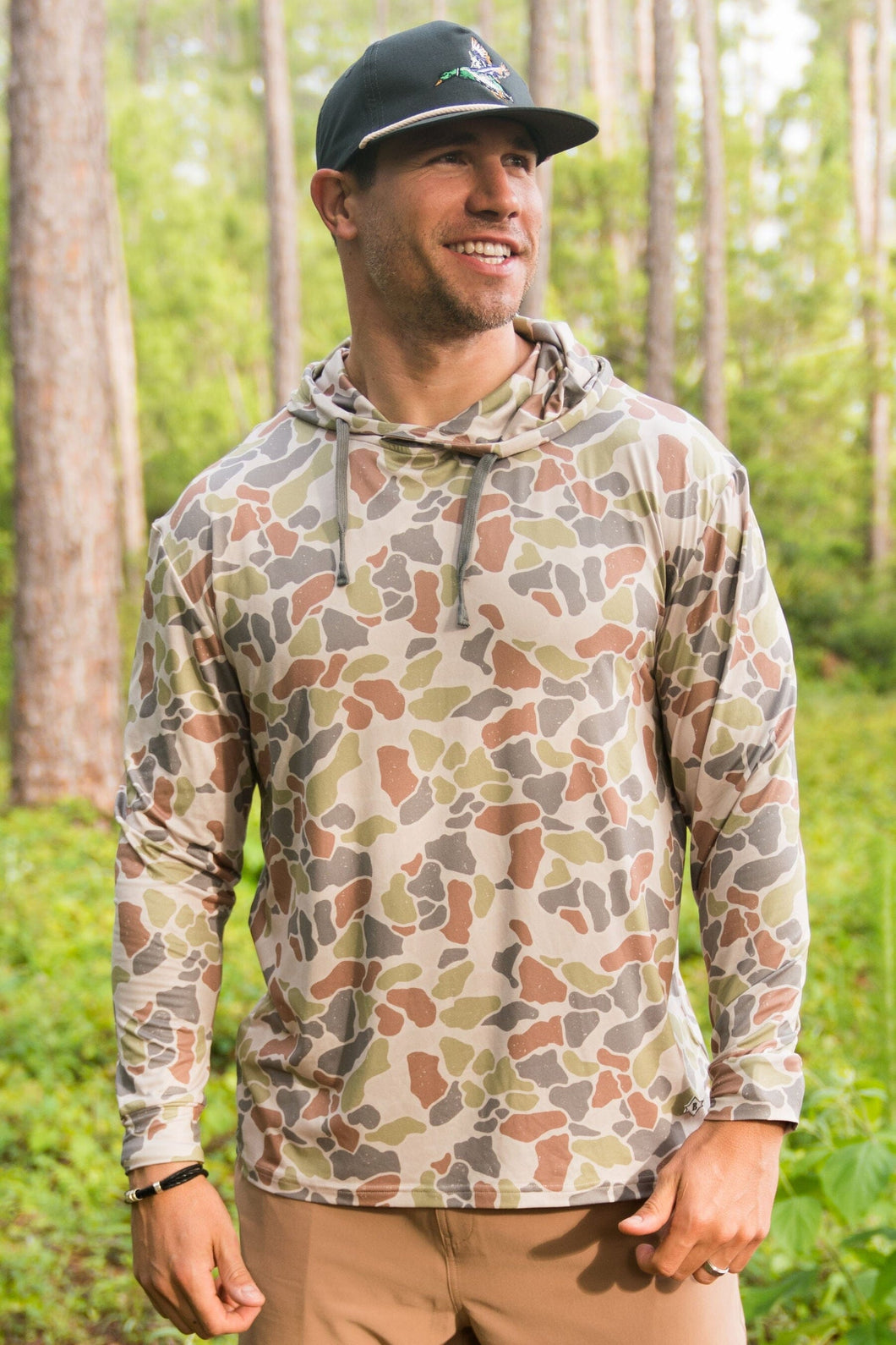 Burlebo-Performance Hoodie-Driftwood Camo