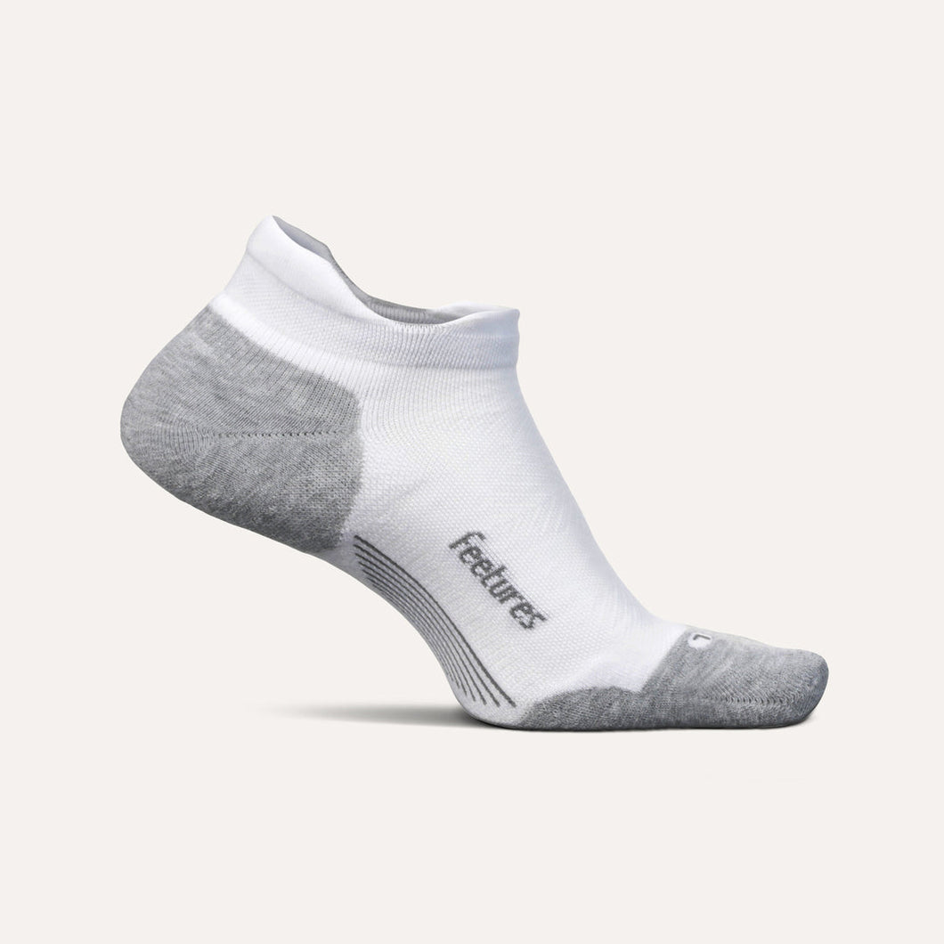 Feetures- No Show Tab Max Cushion-White