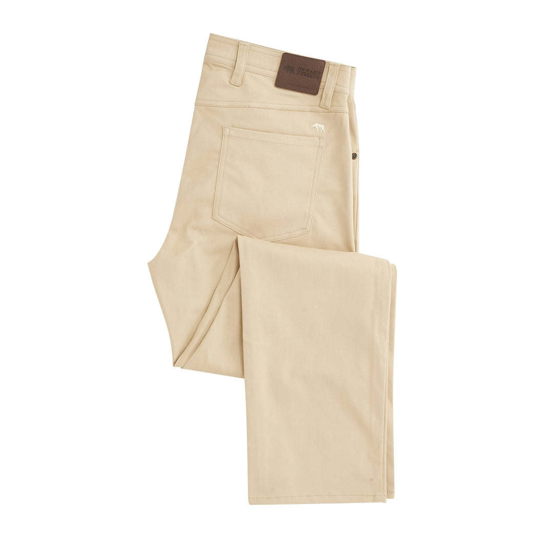 Onward Reserve-Men's Classic 5 Pocket Pant-Tan