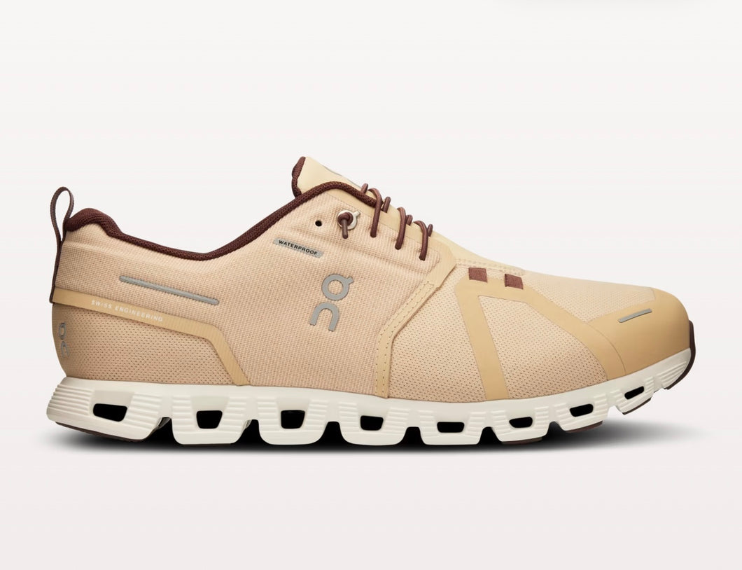 ON-Cloud 5 Waterproof- Savannah/Ivory