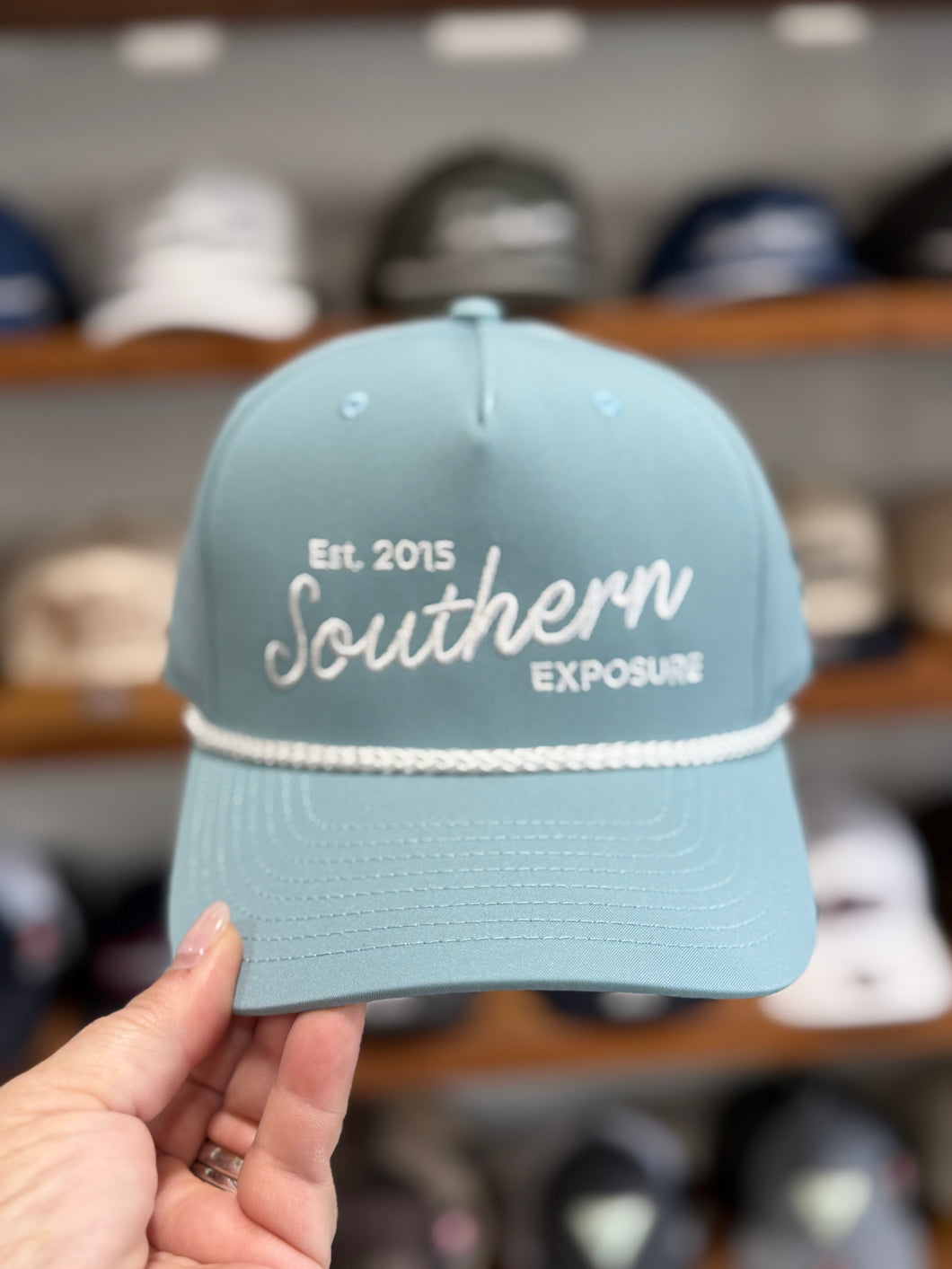 Southern Exposure | Est. 2015 Rope Hat | Smoke Blue
