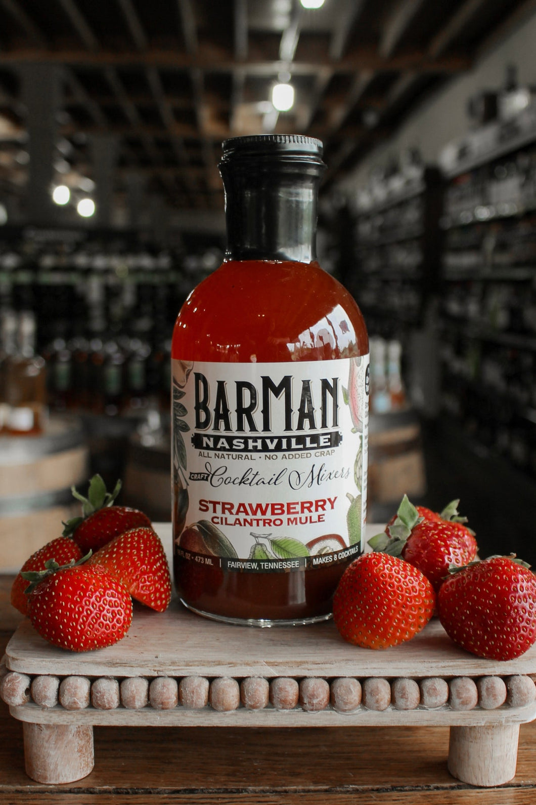 BarMan | Cocktail Mixer | Strawberry Cilantro