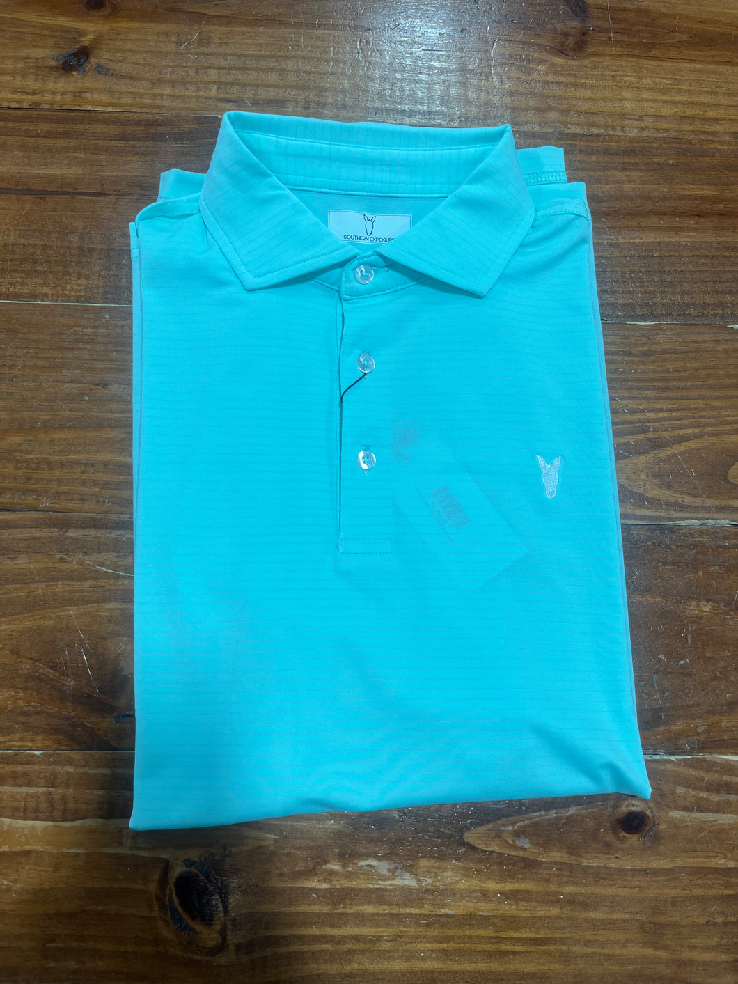 Southern Exposure | Polo | Aqua/Light Blue