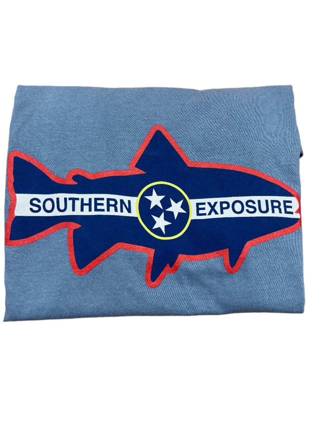 Southern Exposure | Trout Tee | Blue Jean