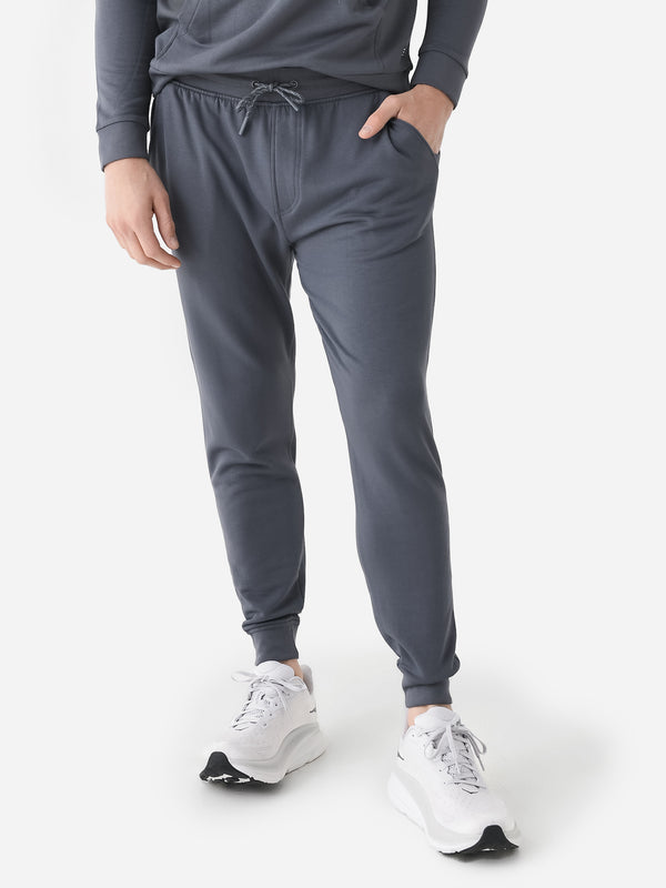 Free Fly-Men's Lightweight Fleece Jogger-Storm Cloud