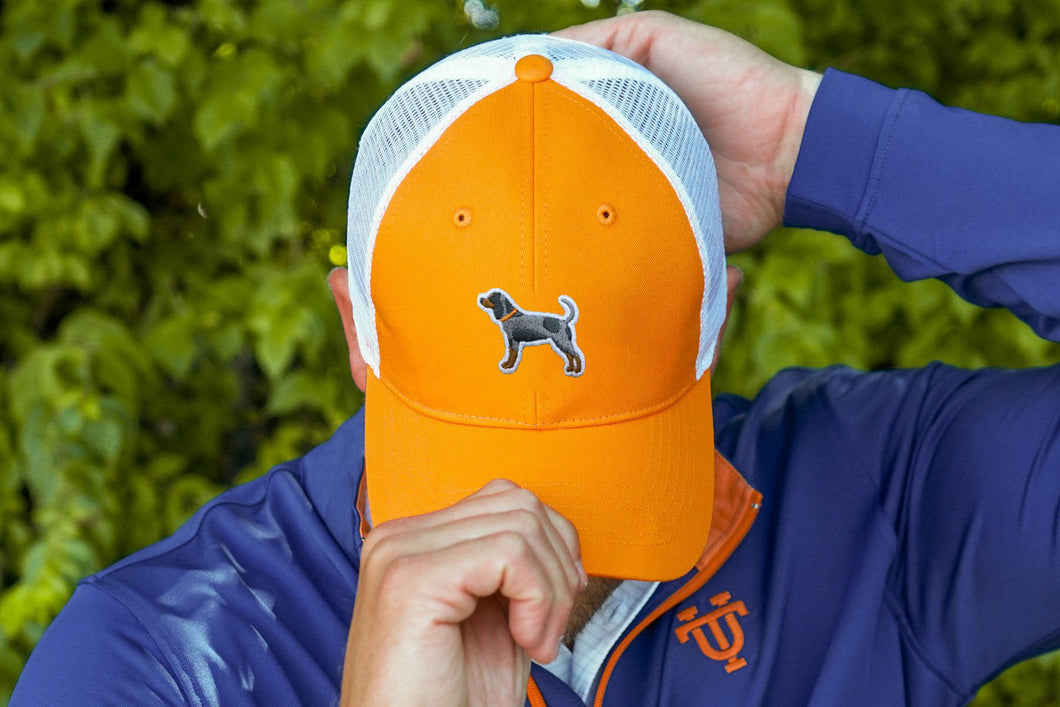 Volunteer Traditions-Bluetick Promesh Hat-Orange/White
