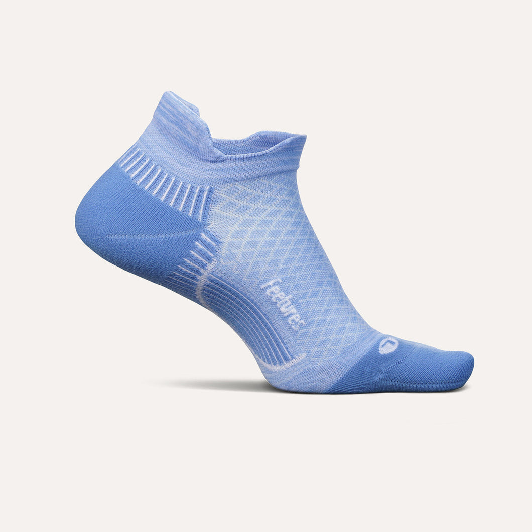 Feetures | Plantar Fasciitis Relief Sock Light Cushion No Show Tab-Brilliant Blue