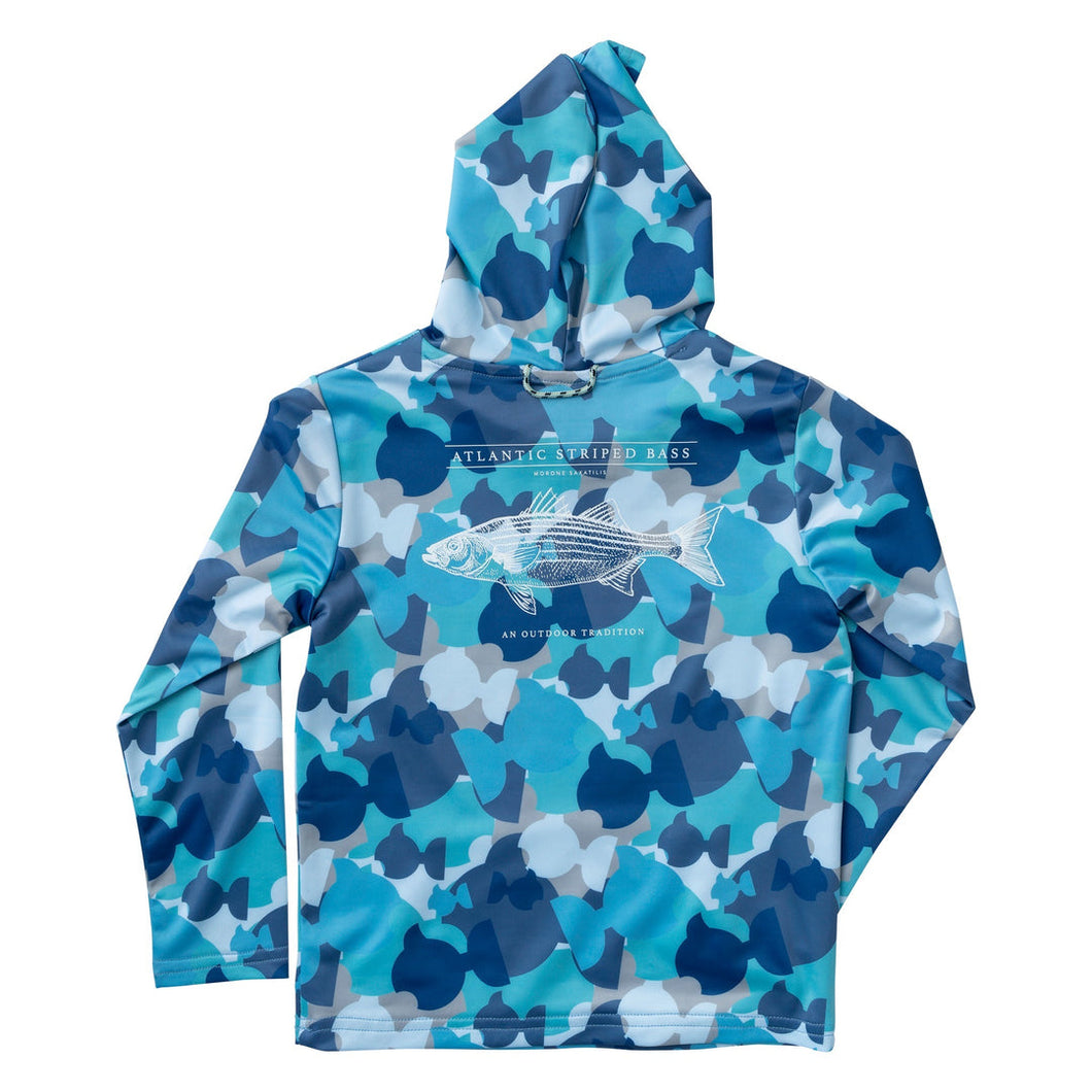 Prodoh-Performance Hoodie T-Shirt-Blue Camo
