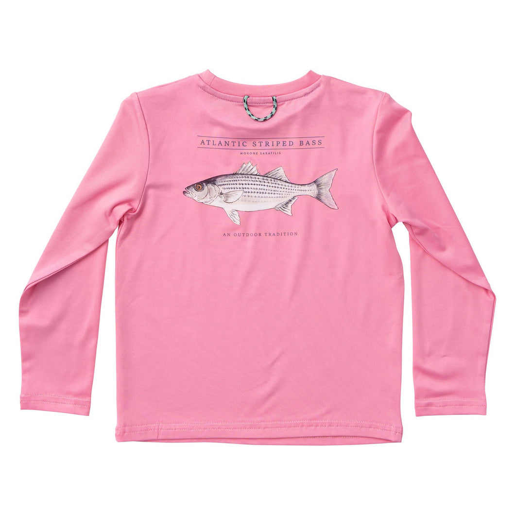 Prodoh-Long Sleeve Perf Fishing Tee-Pink Cosmos