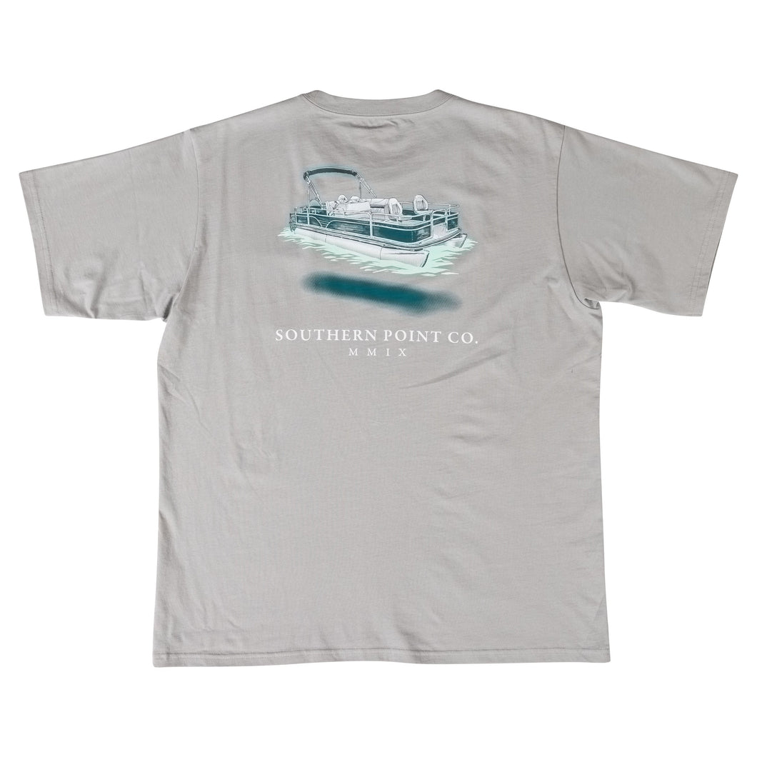 Southern Shirt-Pontoon Boat Tee-River Blue