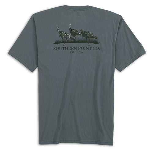 Southern Point-S/S Tee-Turkey Trot-Slate