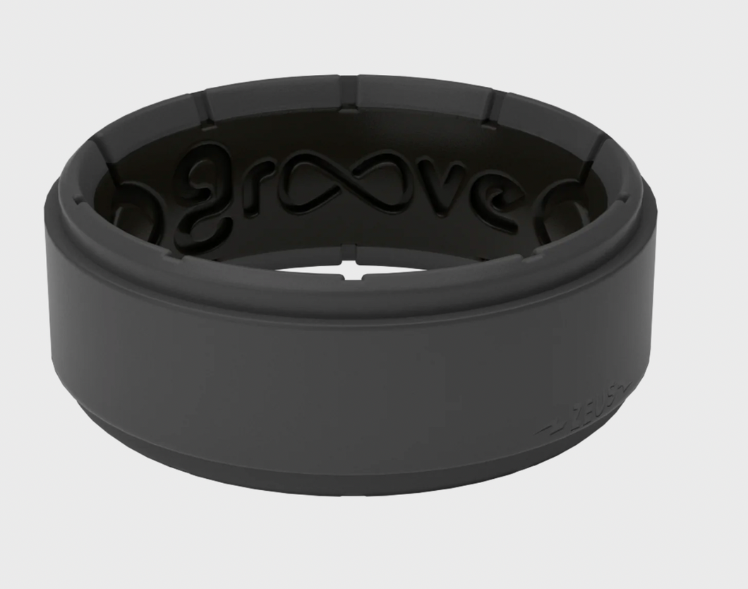 Groove Life | Men's Silicone Ring | Zeus Edge Deep Stone