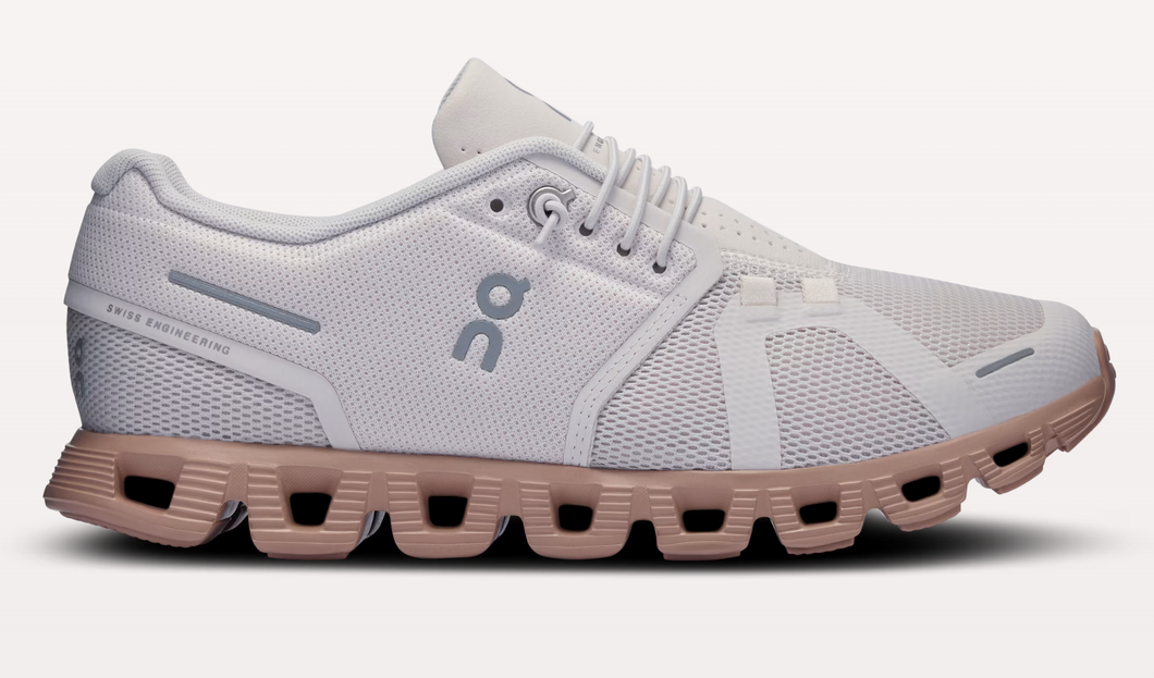 ON-Women's Cloud 5-Sand/Rosebrown
