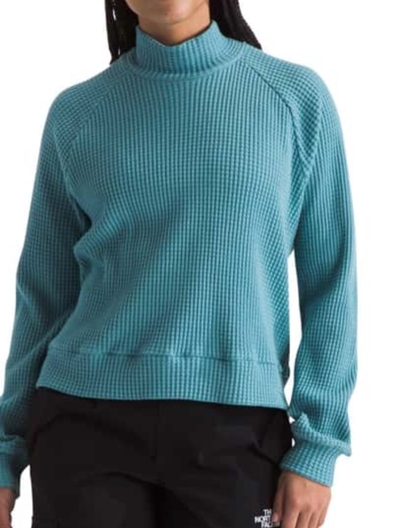 North Face | Women's | Mock Neck Chabot | Algae Blue
