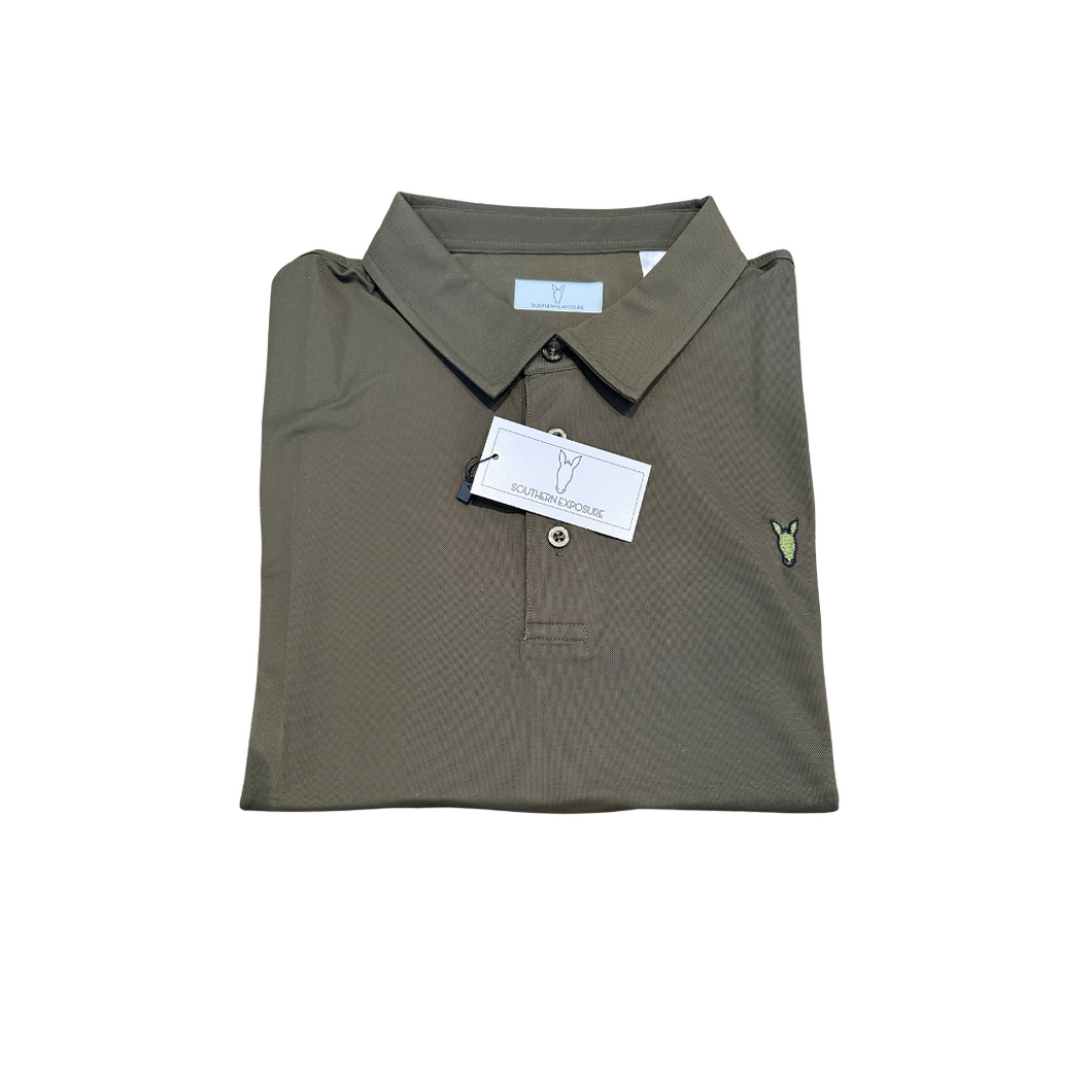 Southern Exposure- Men's Polo- Spindle Green