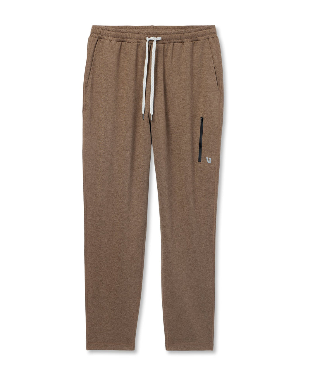 Vuori-Men's Sunday Performance Track Pant-Pecan Heather