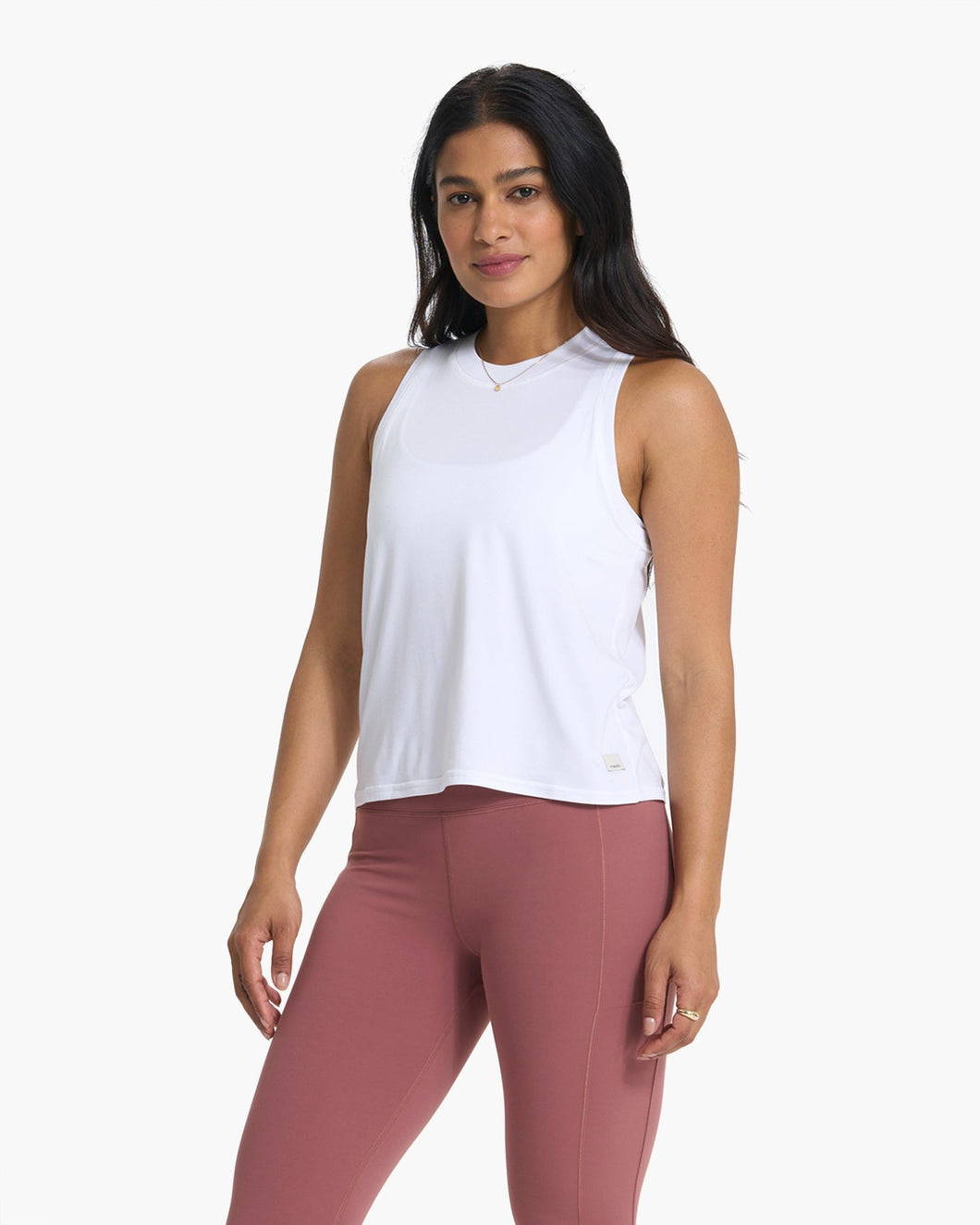 Vuori-Energy Tank Top-White