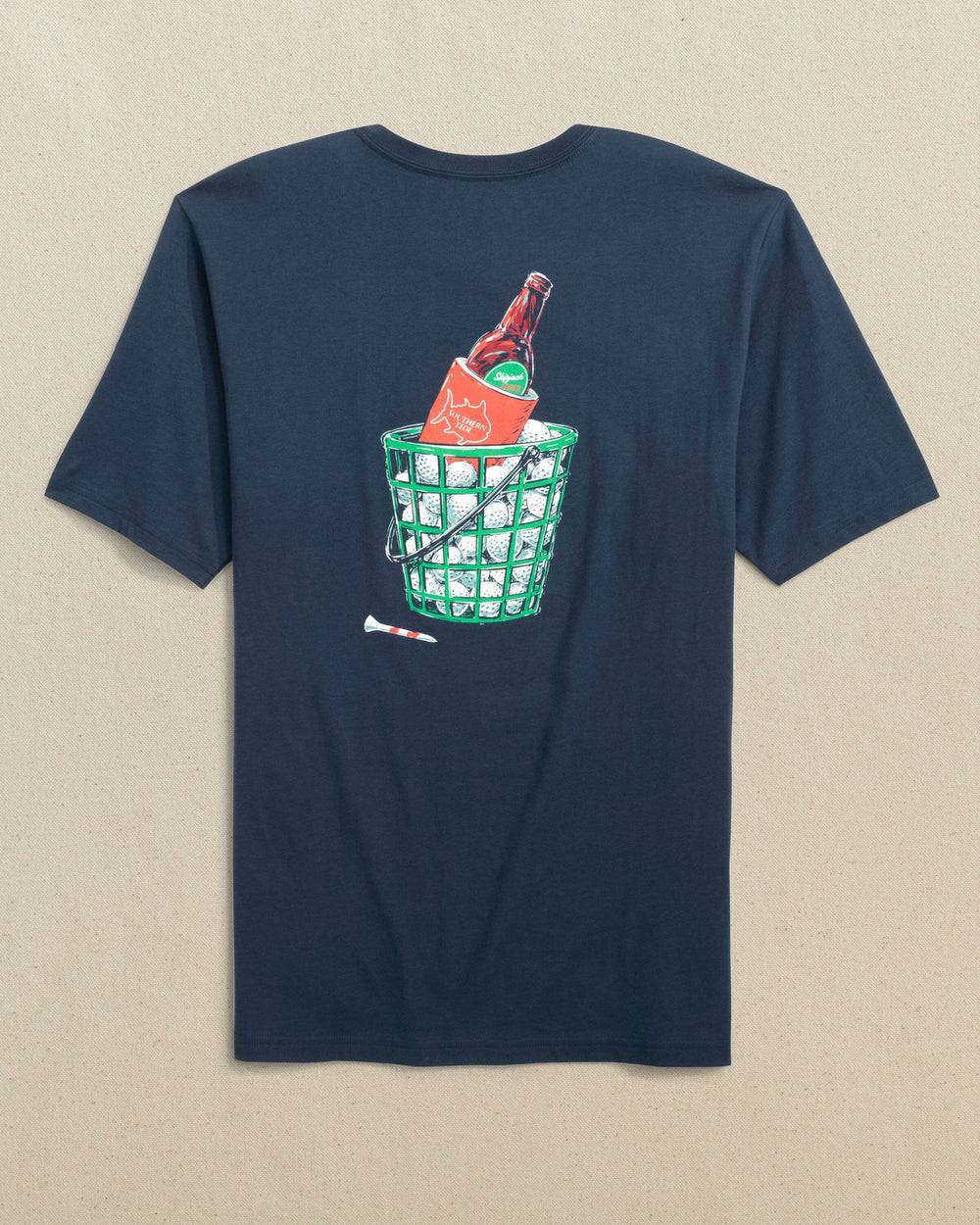 Southern Tide | Basket of Beer Tee | Blue