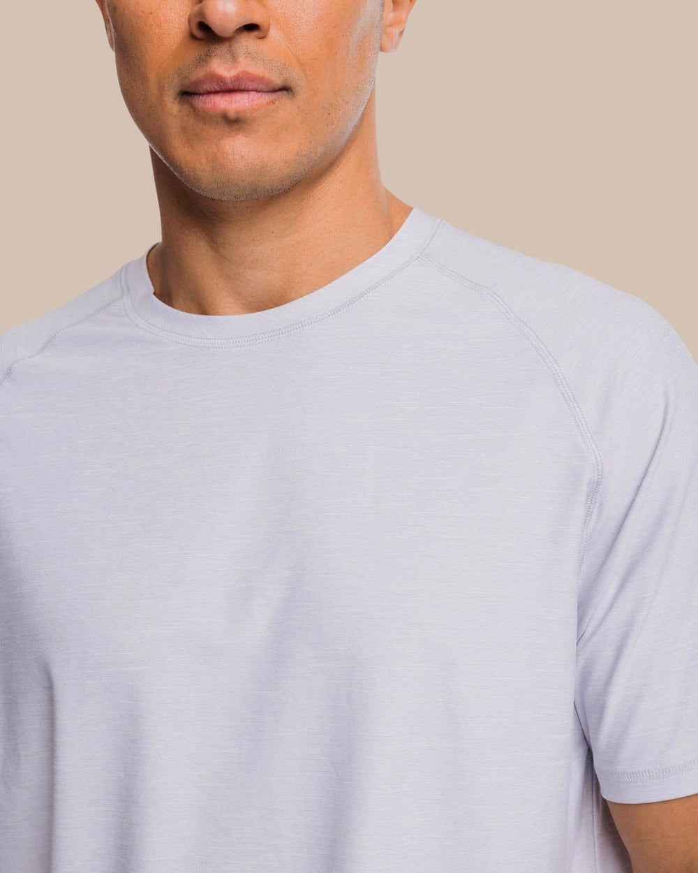 Southern Tide-Men's Perf Tee-Platinum Grey