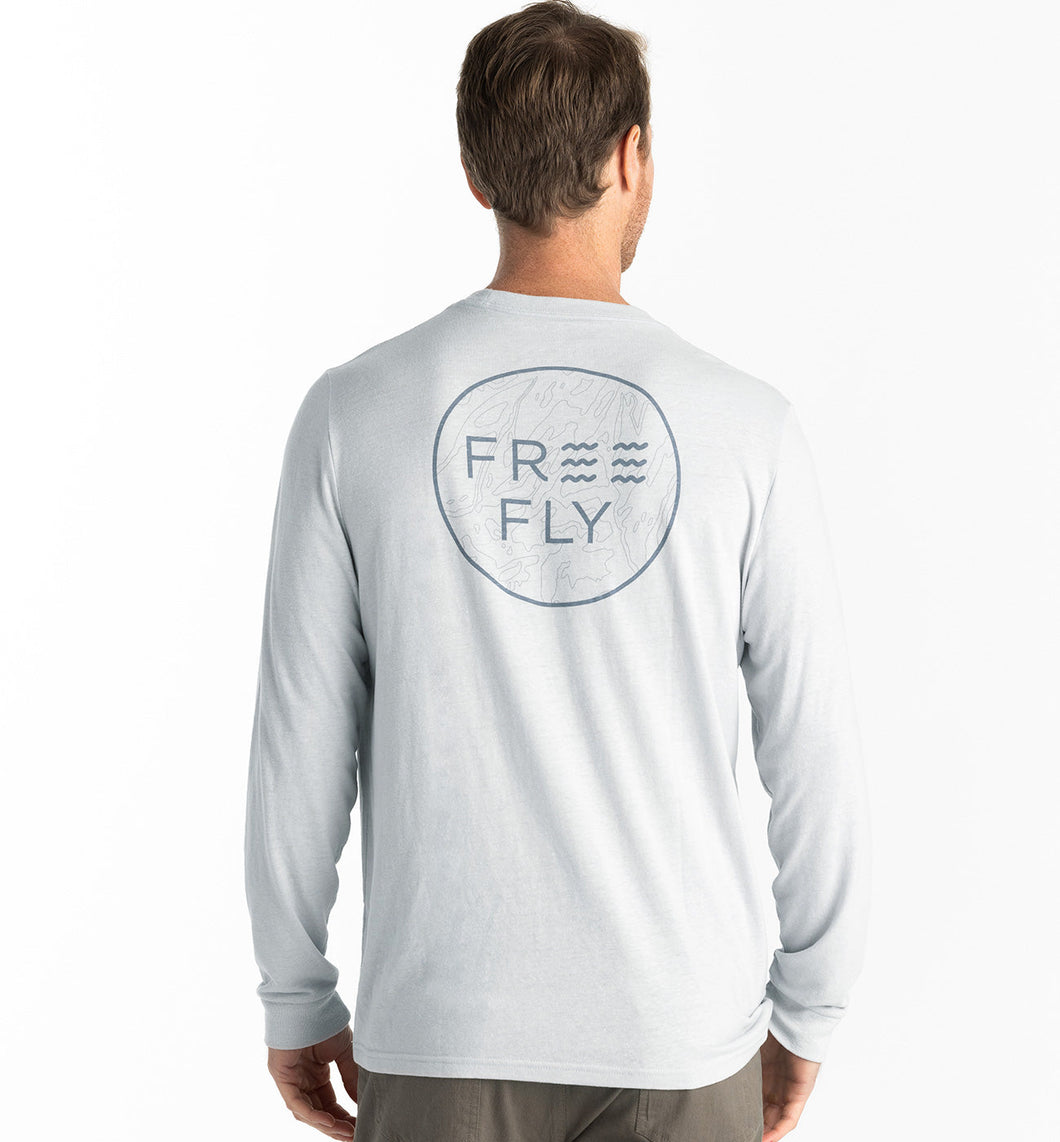 Free Fly-Men's Elevation Long Sleeve-Aspen Grey