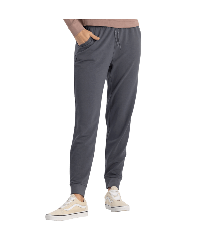 Free Fly-Women's Fleece Jogger-Storm Cloud