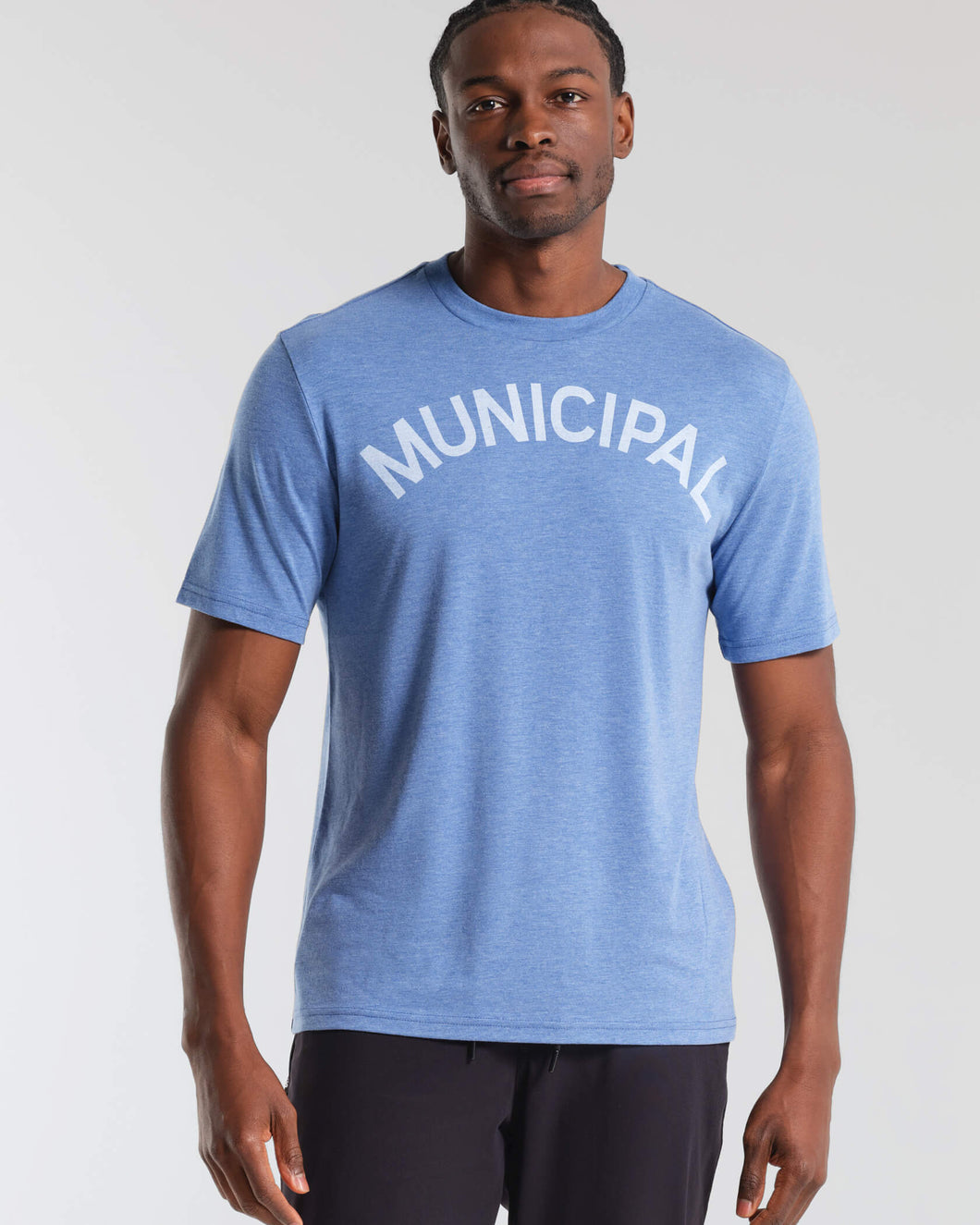 Municipal | Origin SuperBlend Tee | Cobalt Heather