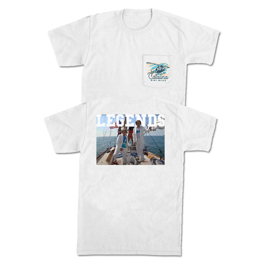 Old Row-Short Sleeve Tee-Catalina Wine Mixer-White
