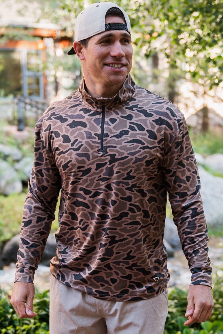 Burlebo | 1/4 Zip | Gauge Camo