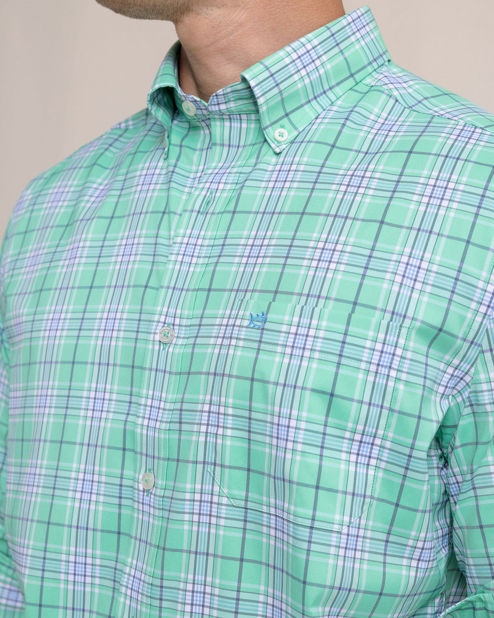 Southern Tide | Men's Buttondown | Riverpoint Plaid