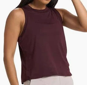 Vuori-Energy Tank Top-Ruby Heather