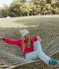 Load image into Gallery viewer, Southern Shirt-Feather Knit Beanie-Stone
