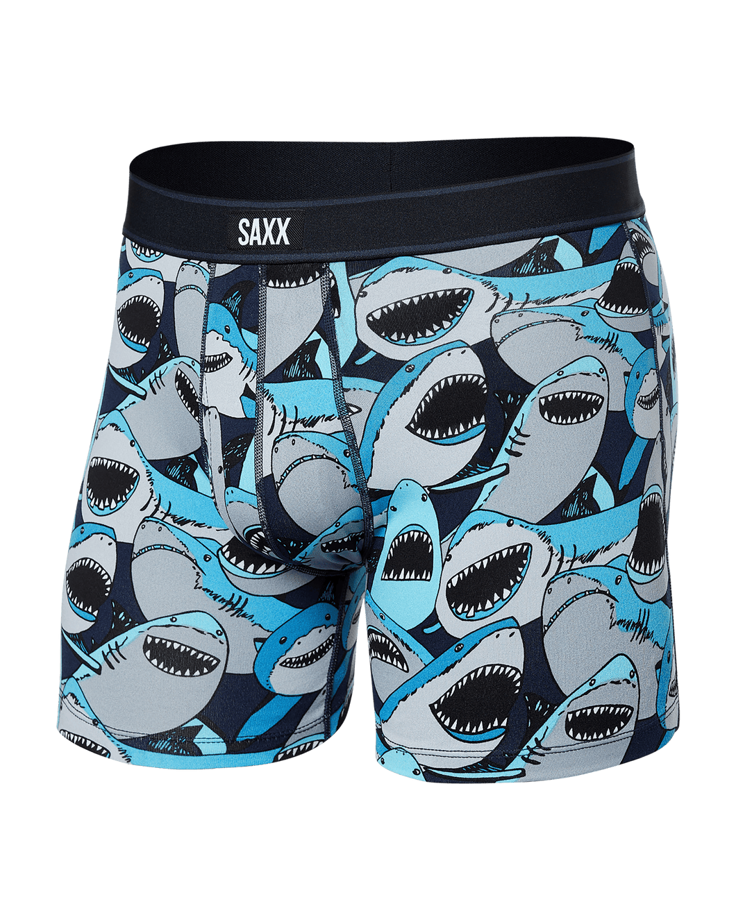 Saxx | Daytripper Comfort Stretch Boxer Brief Fly | Shark Tank Camo-Navy