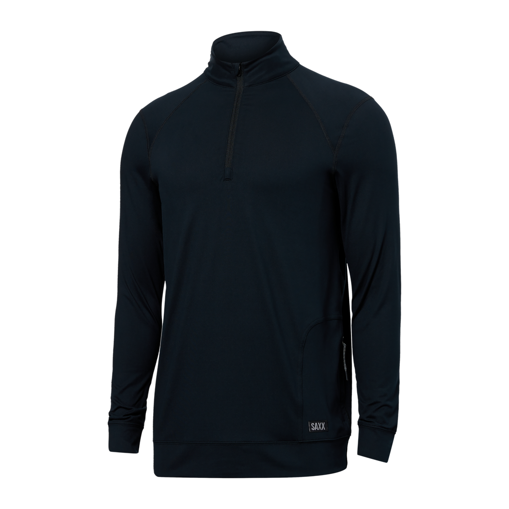 SAXX-Peakdaze 1/4 Zip-Black