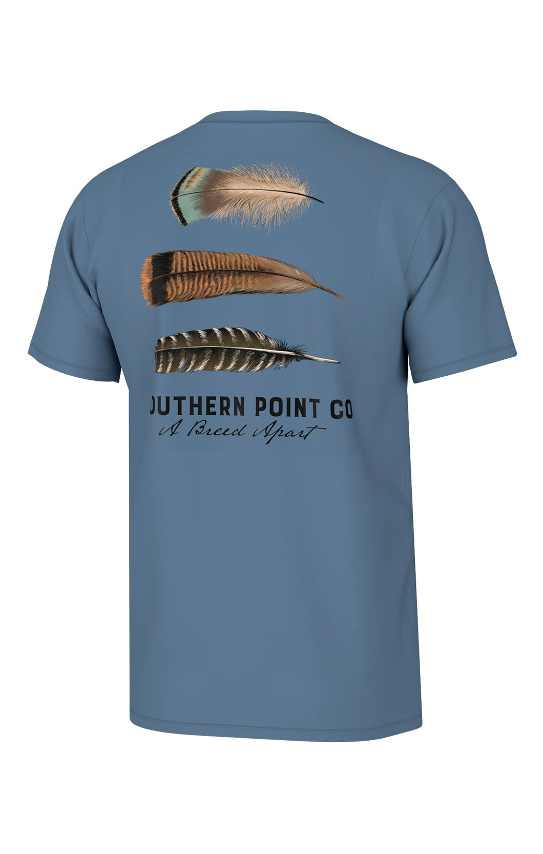 Southern Point | Turkey Feather Trio | Blue