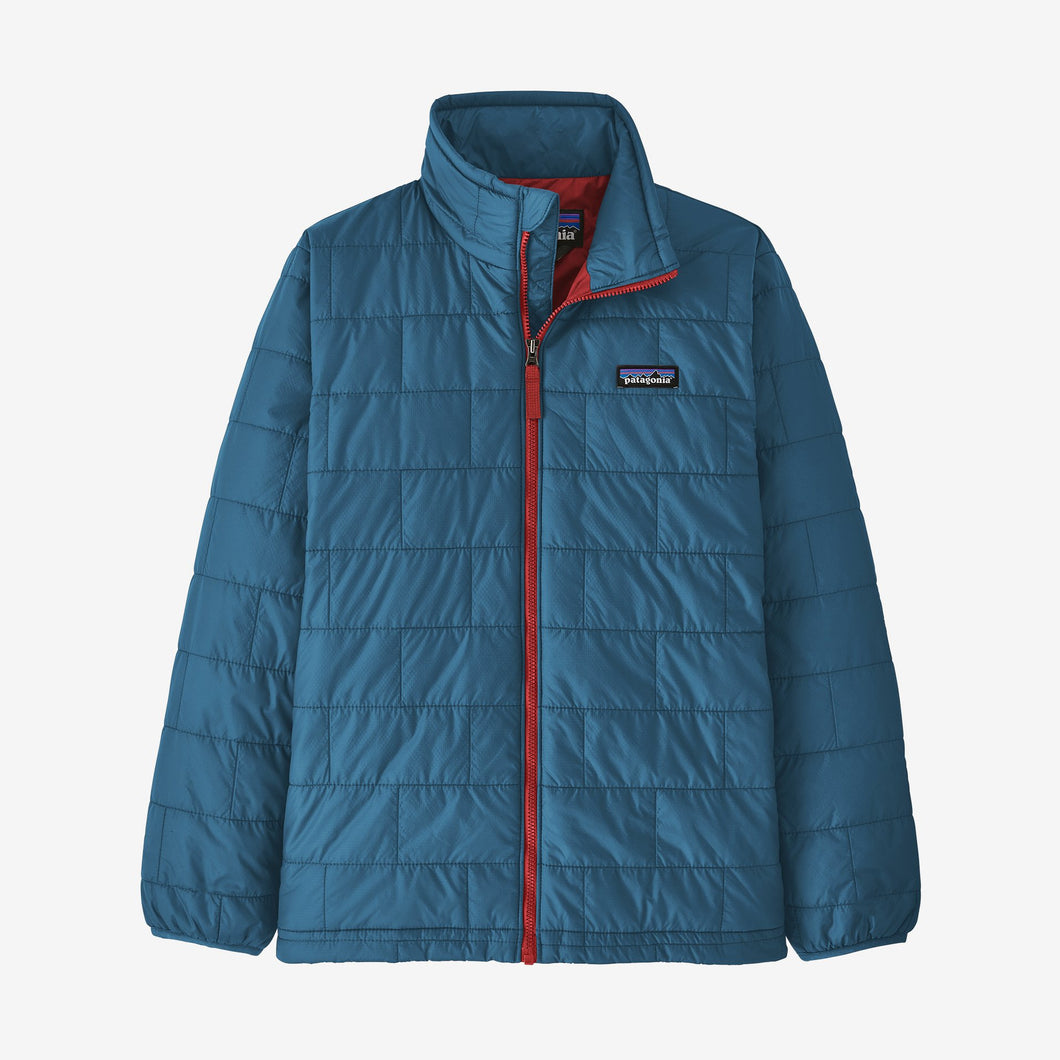 Patagonia-Kid's Nano Puff Jacket-Wavy Blue